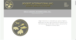 Desktop Screenshot of bogertinternational.com